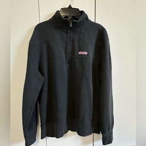 NWT Vineyard Vines Quarter Zip Pullover Women’s Size Medium in Jet Black